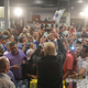 President Donald Trump takes part in a food and supply distribution at the Cavalry Chapel in Guaynabo, Puerto Rico on Oct. 3, 2017. Nearly two weeks after Hurricane Maria thrashed through the U.S. territory, much of the islands remains short of food and without access to power or drinking water.